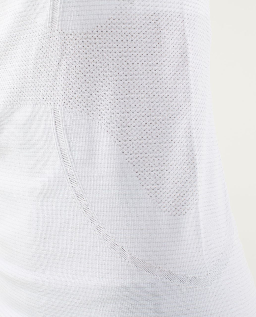 Lululemon Run:  Swiftly Tech Short Sleeve - White / Cool Breeze