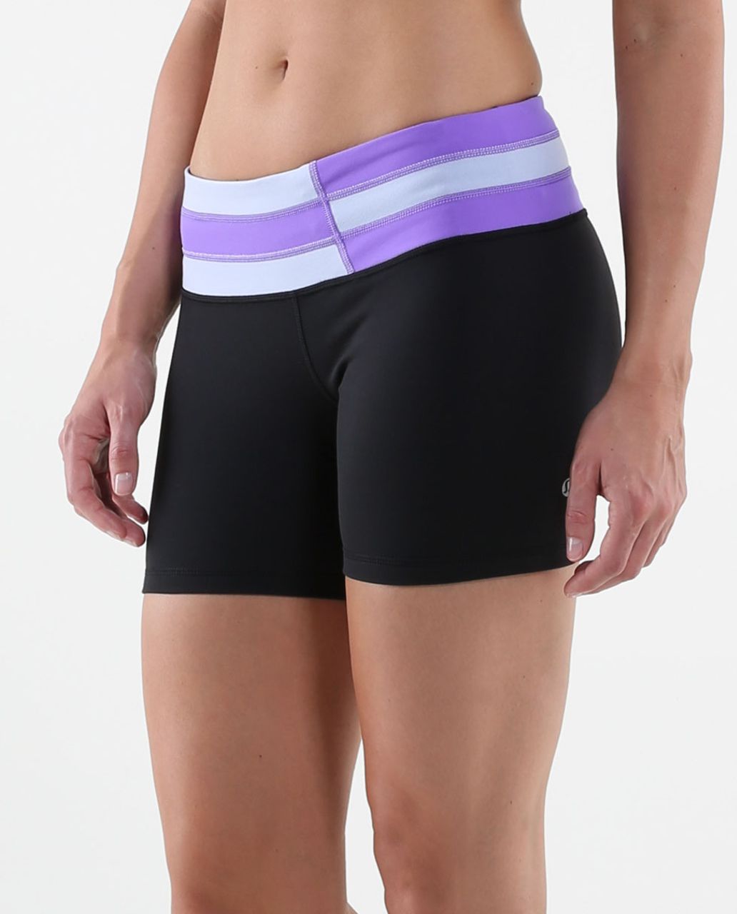 Lululemon Reverse Groove Short (Regular) - Black / Quilt Summer13 5