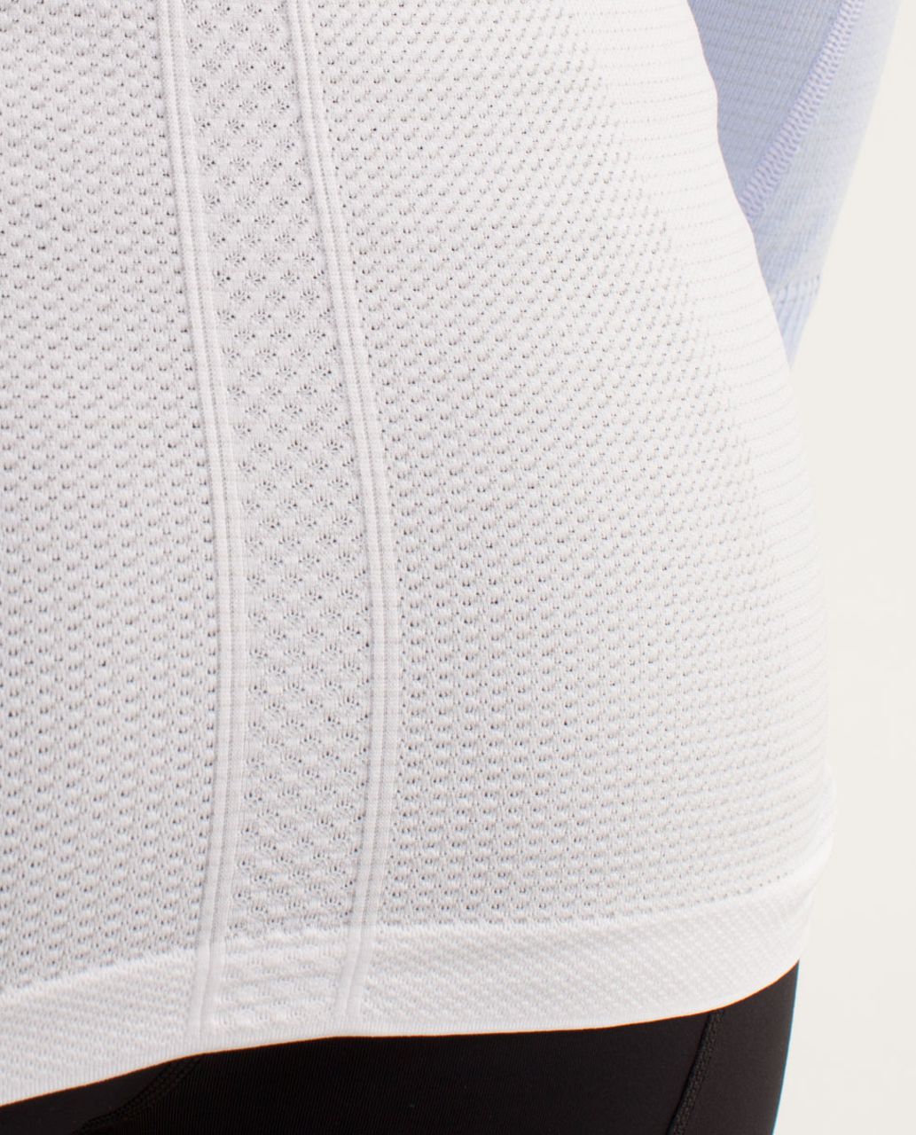 Lululemon Run:  Swiftly Tech Long Sleeve Scoop - White / Cool Breeze