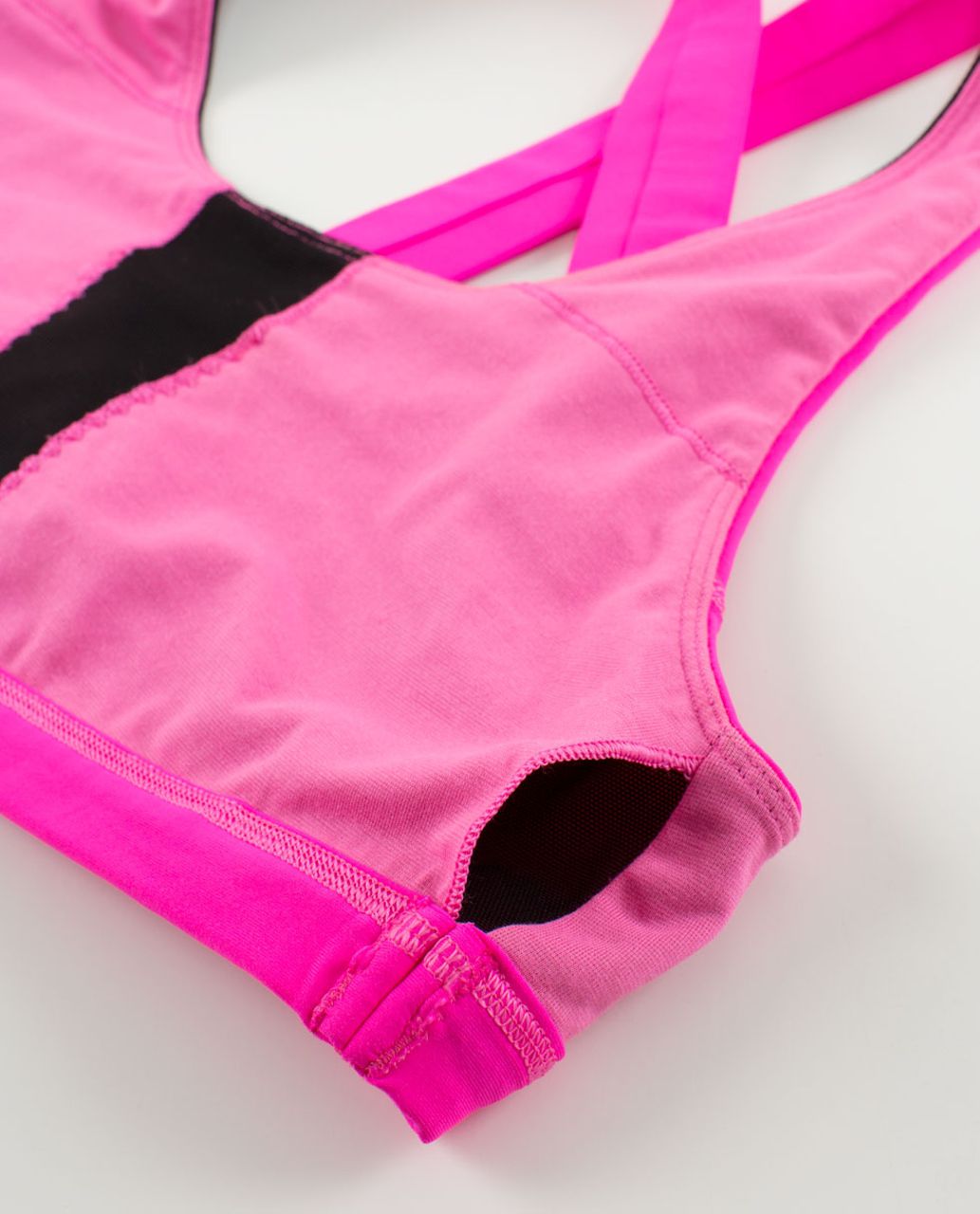 Lululemon Run:  Stuff Your Bra II - Raspberry Glo Light / Black