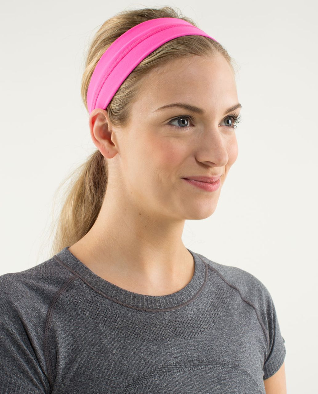 Lululemon Fly Away Tamer Headband - Raspberry Glo Light (Second Release)