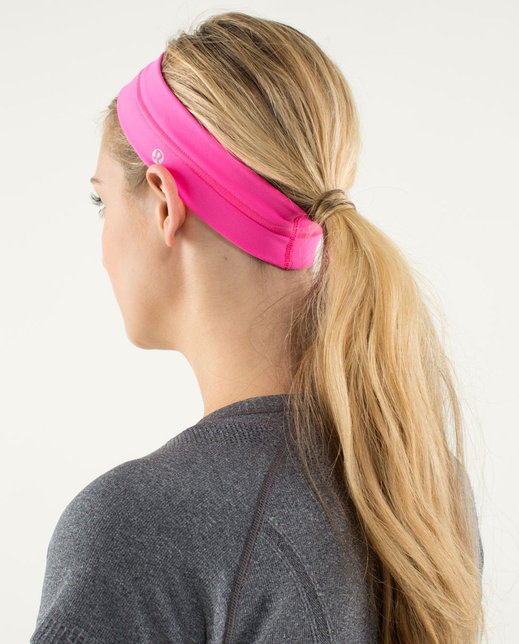 Lululemon Fly Away Tamer Headband - Raspberry Glo Light (Second Release)