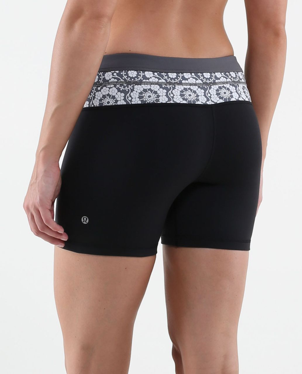 Lululemon Reverse Groove Short (Regular) - Black / Quilt Summer13 2