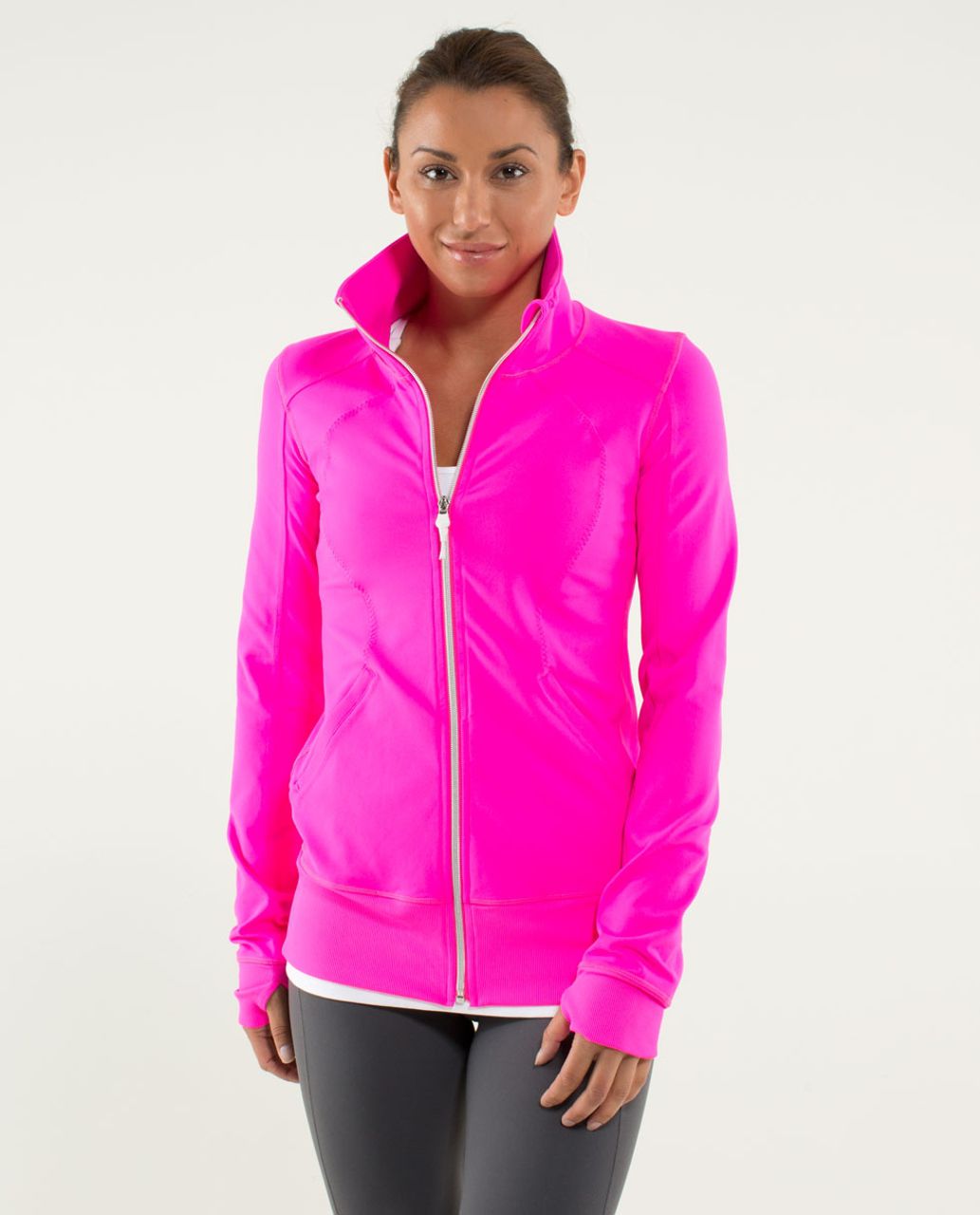 Lululemon Contempo Jacket - Raspberry Glo Light - lulu fanatics