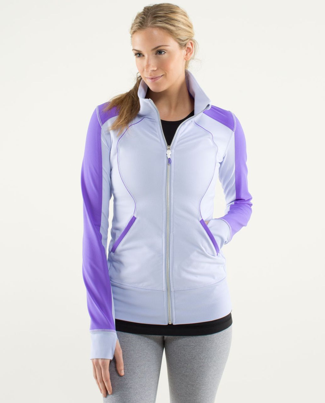 Lululemon Contempo Jacket - Cool Breeze / Power Purple