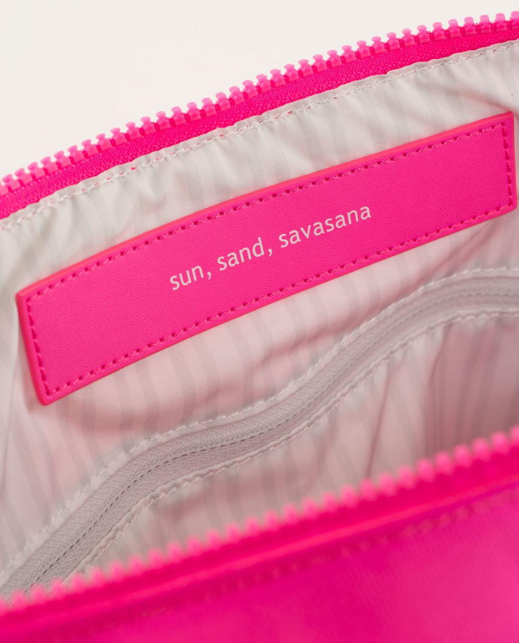 Lululemon Sand To Savasana Duffel - Raspberry Glo Light