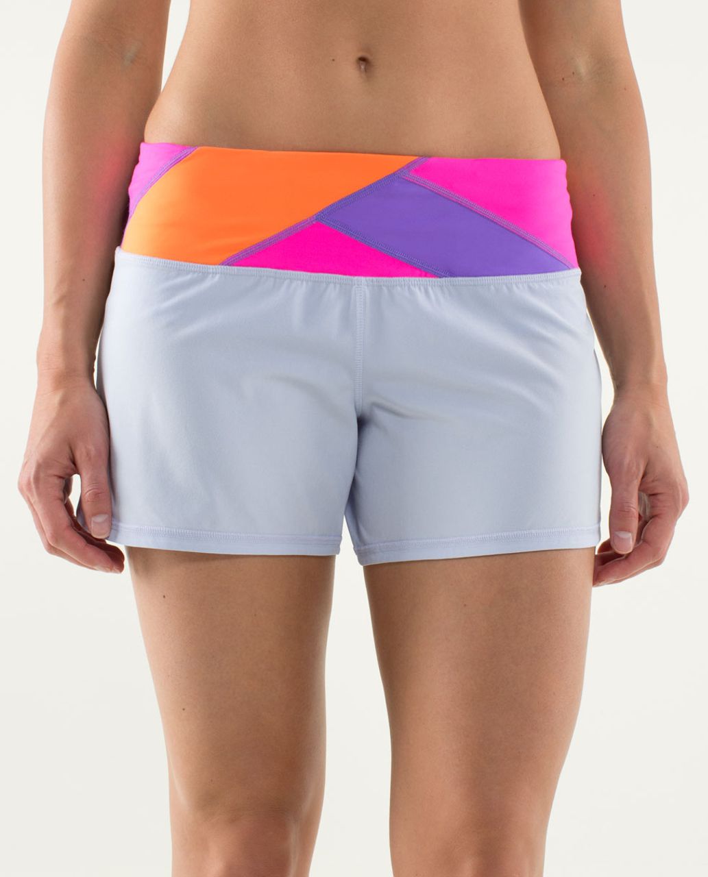 Lululemon Groovy Run Short - Cool Breeze / Quilt Summer13 3