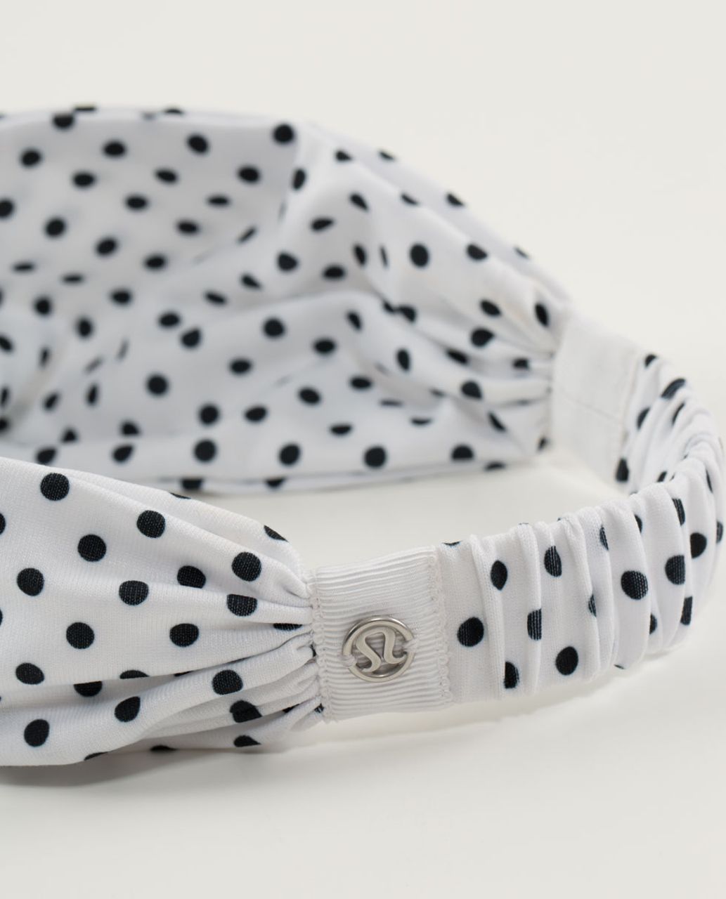 Lululemon Bang Buster Headband *Reversible - Mod Dot Printed Black / White