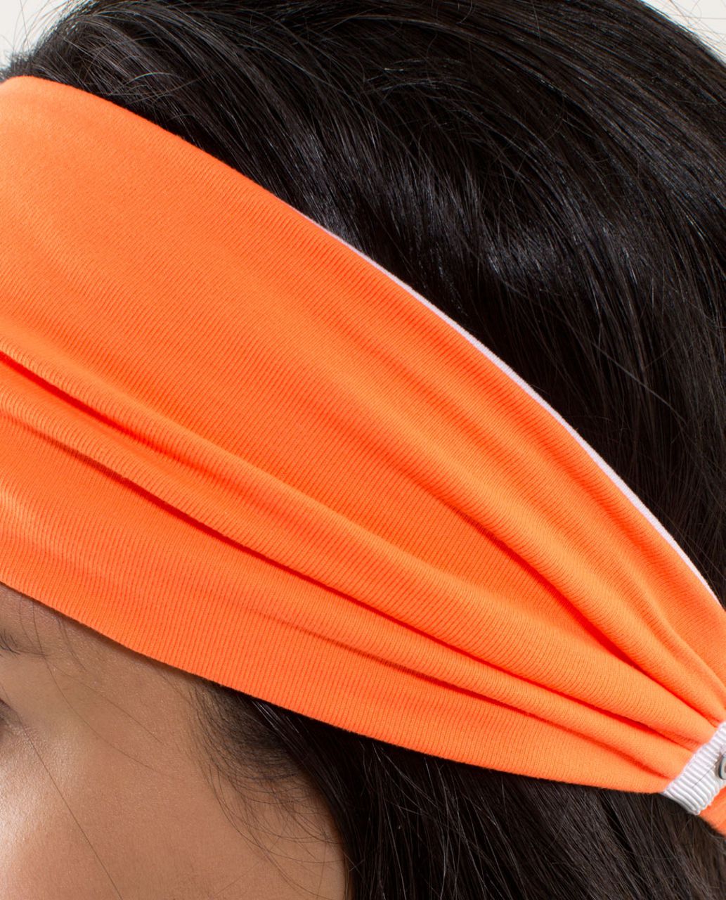 Lululemon Bang Buster Headband *Reversible - Pizazz / White