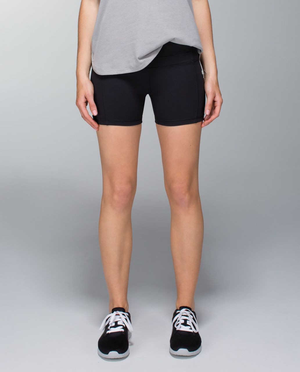 Lululemon Run: Breeze By Short - Black - lulu fanatics