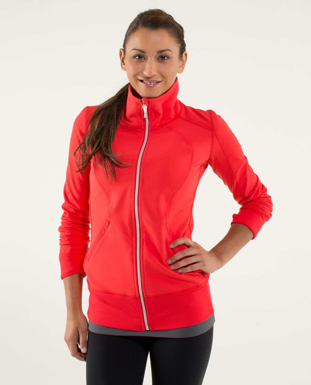 Lululemon Contempo Jacket - Love Red - lulu fanatics