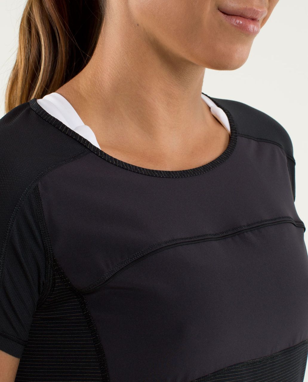 Lululemon Run:  Fast Track Short Sleeve - Black