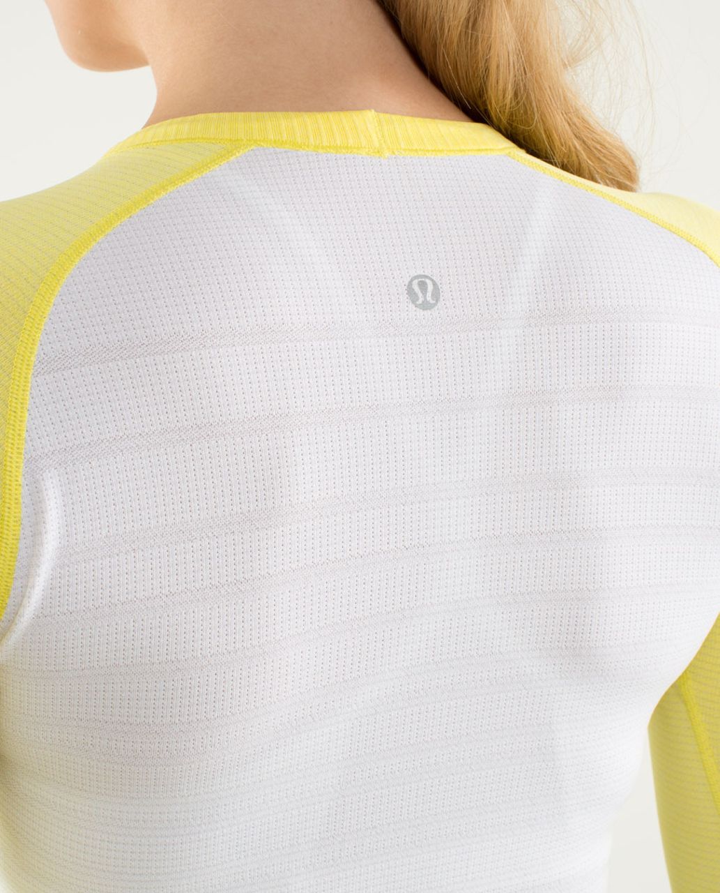 Lululemon Run:  Swiftly Tech Long Sleeve - White / Sizzle