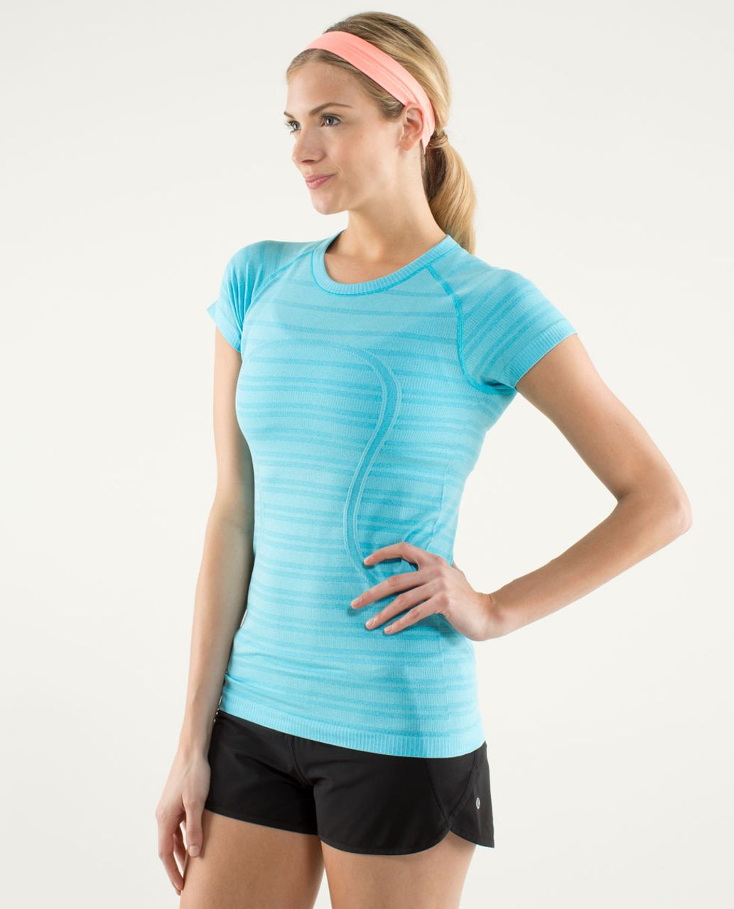 Lululemon Run: Swiftly Tech Short Sleeve - Limitless Blue - lulu fanatics