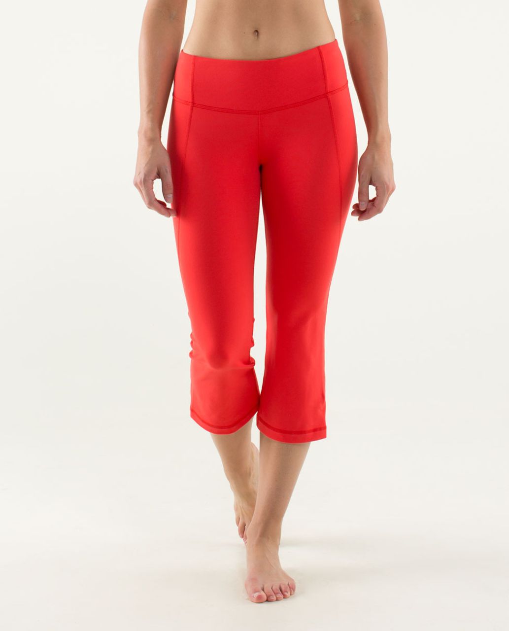 Lululemon Gather & Crow Crop - Love Red / Twin Stripe Love Red