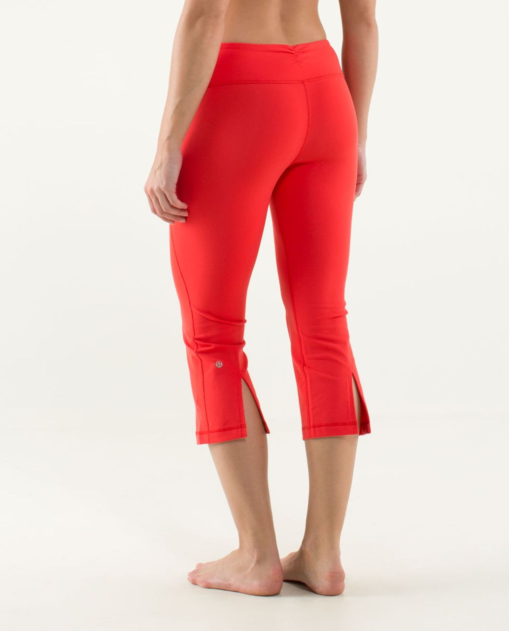 Lululemon Gather & Crow Crop - Love Red / Twin Stripe Love Red