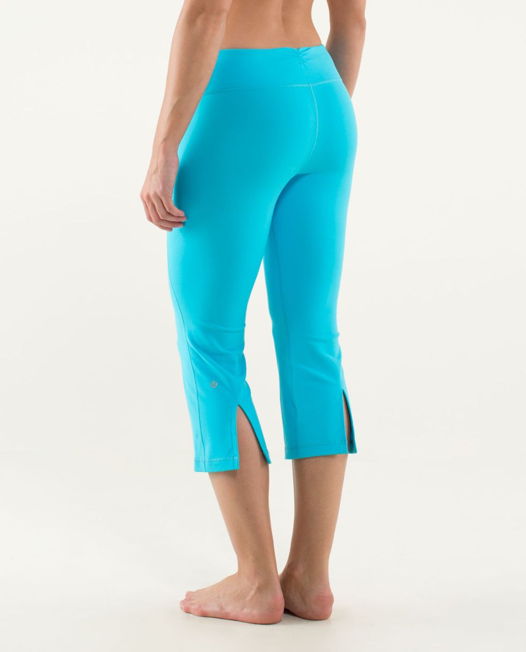 Lululemon Gather & Crow Crop - Spry Blue / Twin Stripe Spry Blue