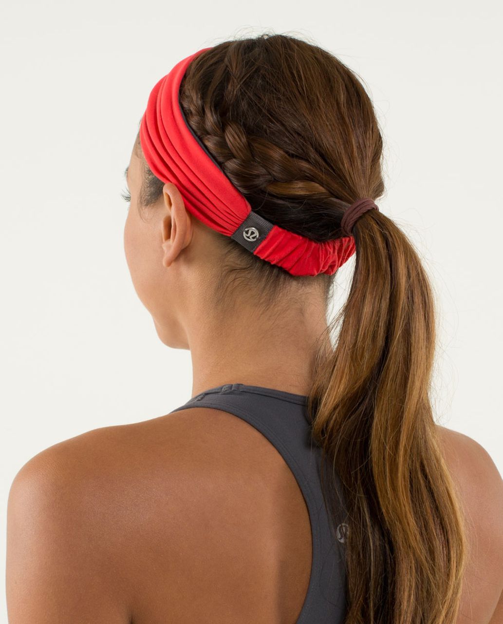 Lululemon Bang Buster Headband *Reversible - Love Red / Soot Light