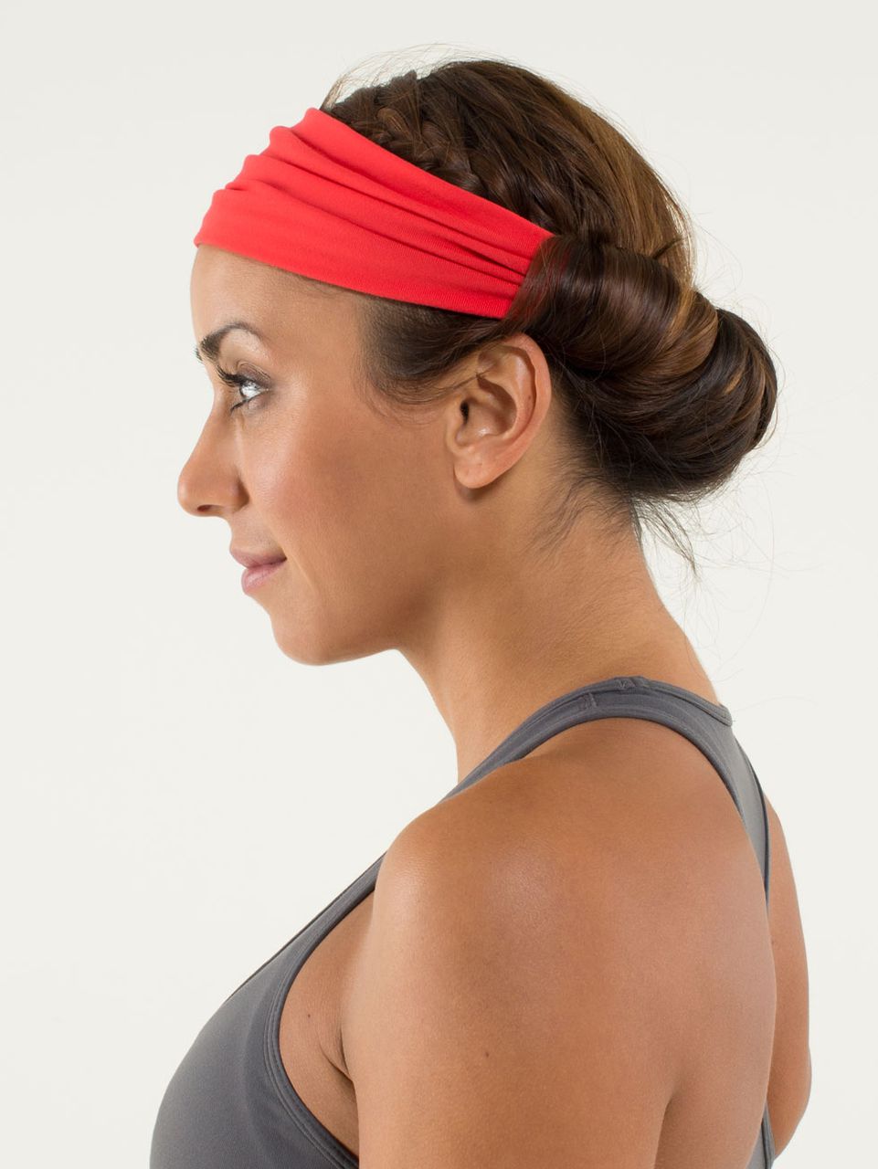 Lululemon Bang Buster Headband *Reversible - Love Red / Soot Light