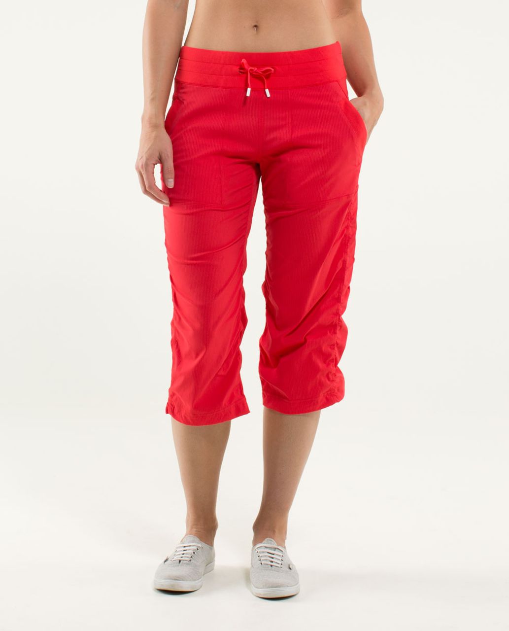 Lululemon Studio Crop *No Liner - Love Red