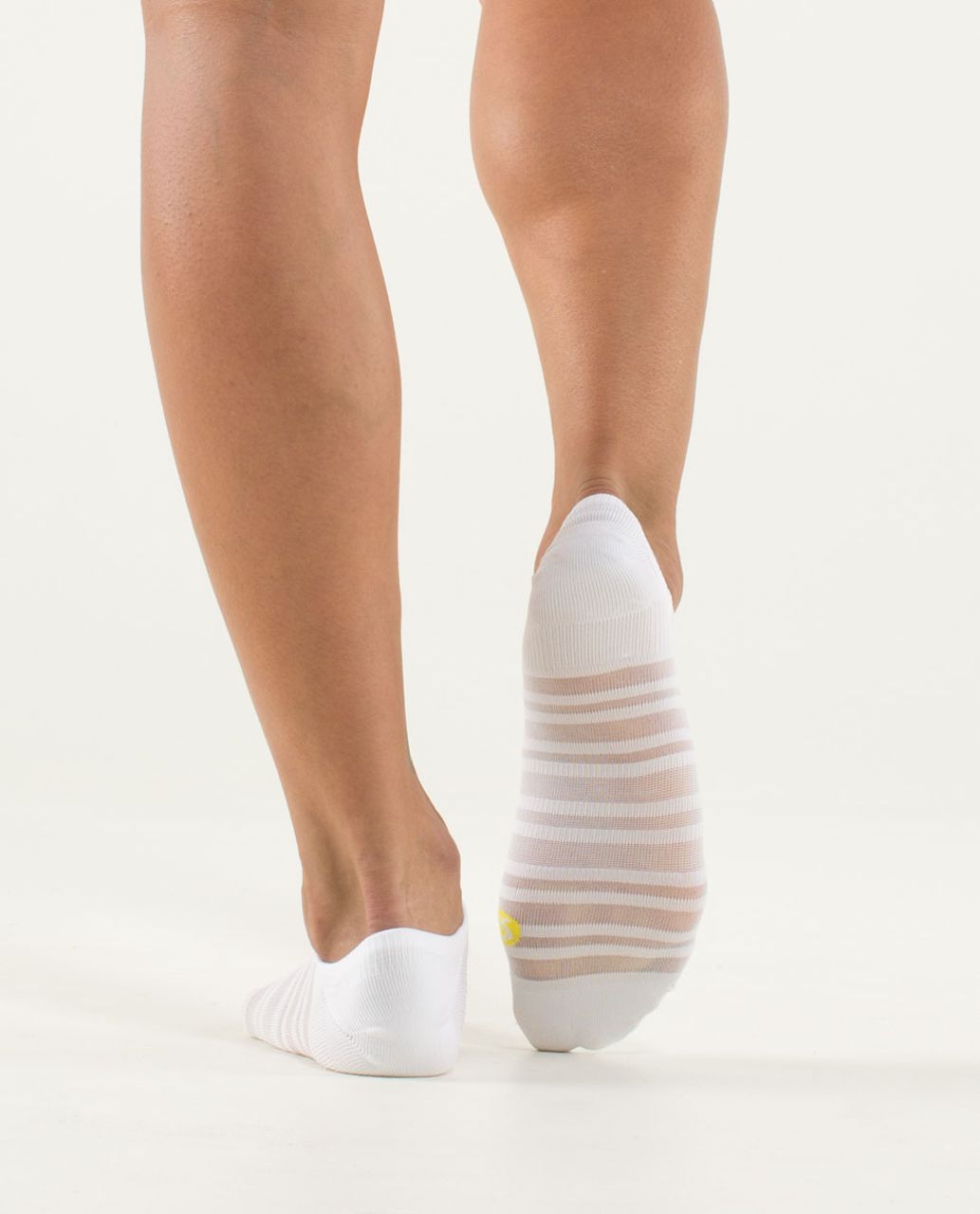Lululemon Run For Sun Sock - Twin Stripe White
