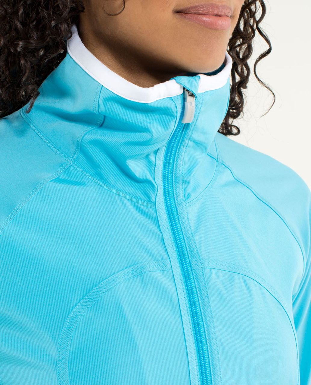 Lululemon Run:  Track Attack Jacket - Spry Blue / White