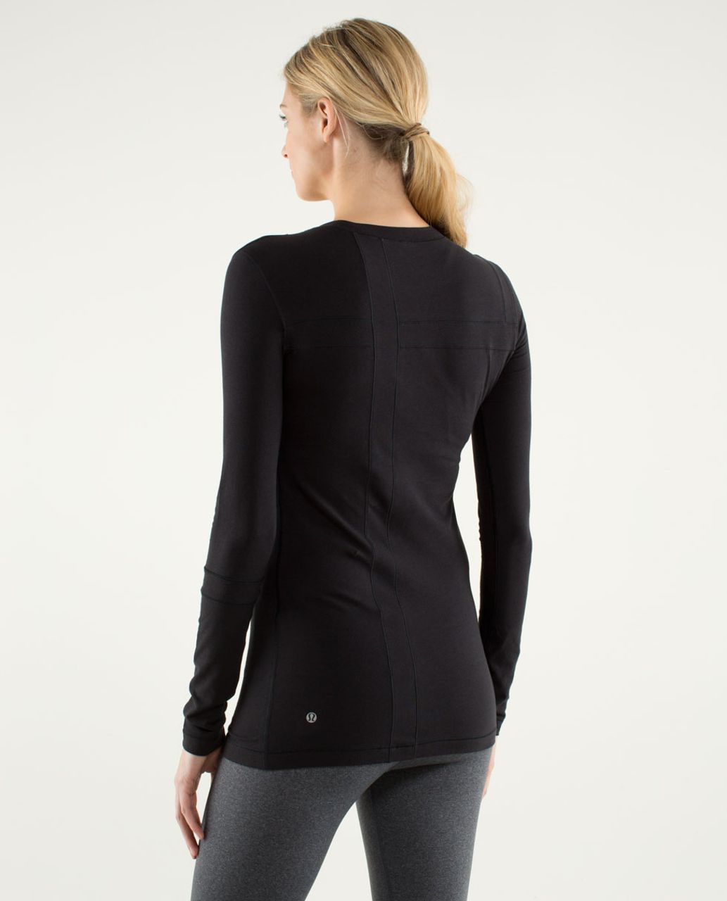 Lululemon Promenade Long Sleeve - Black - lulu fanatics