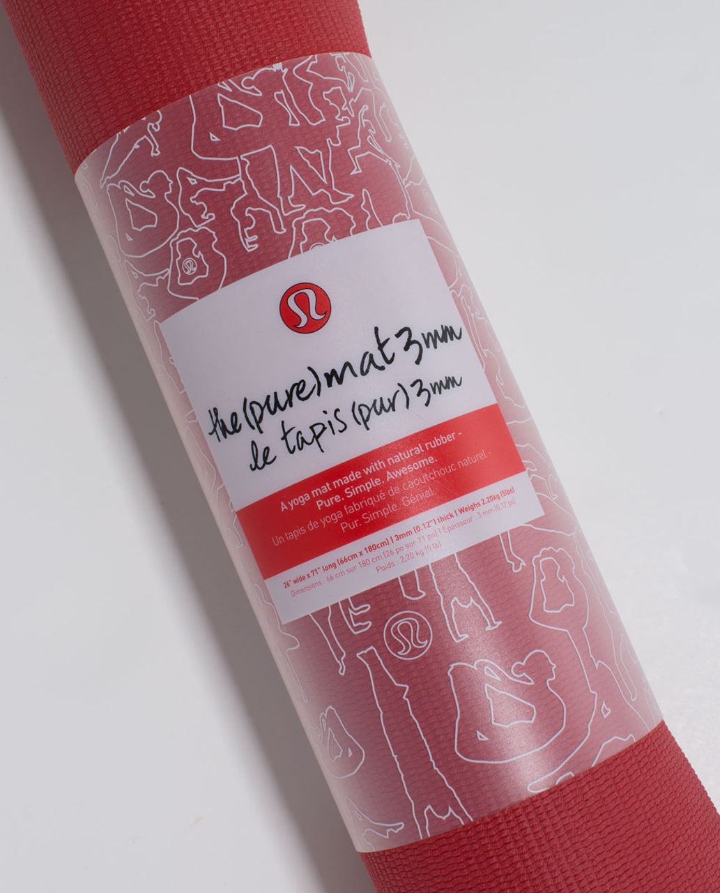 Lululemon 5mm Yoga Mat Red