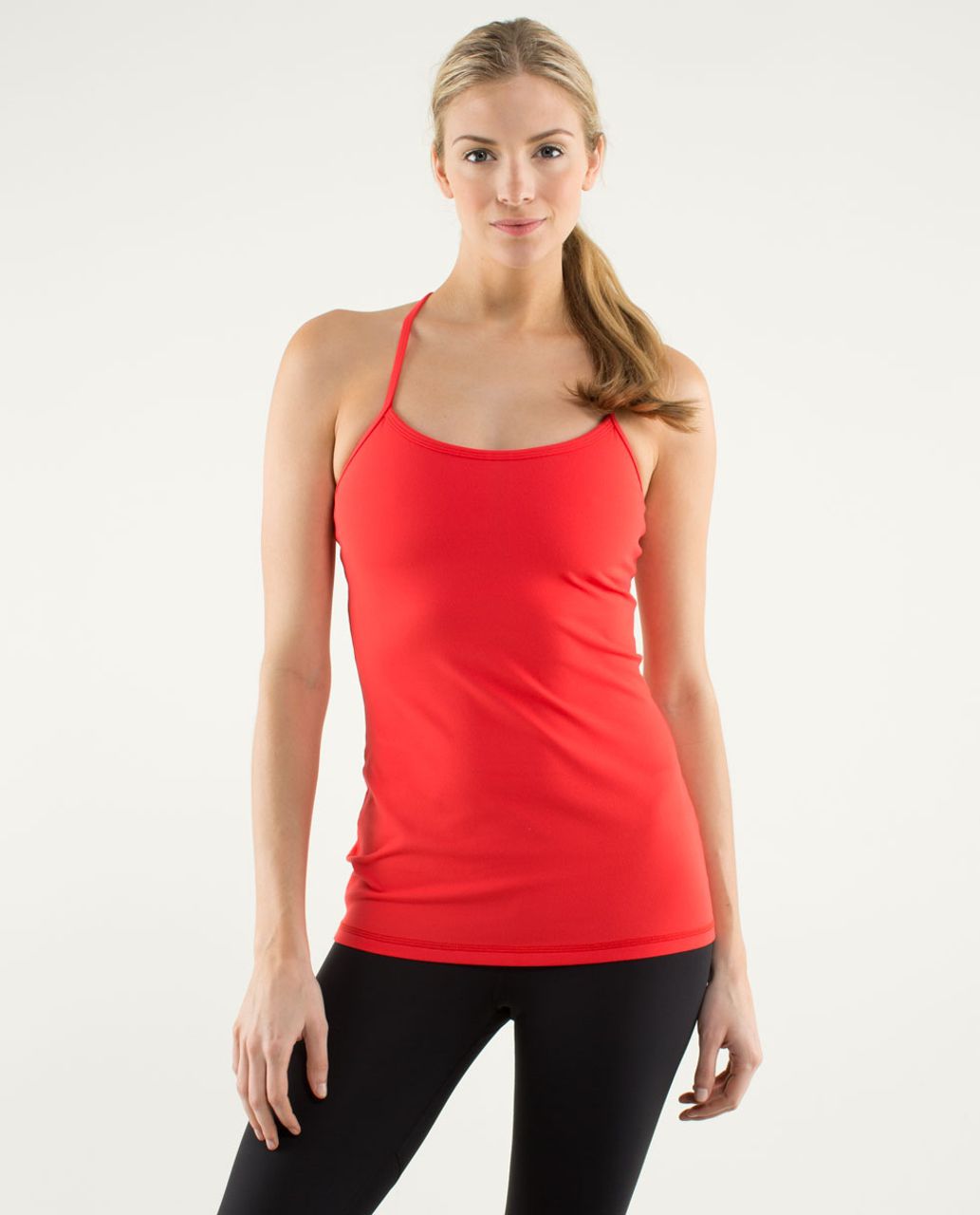 Lululemon Power Y Tank *Luon Light - Love Red