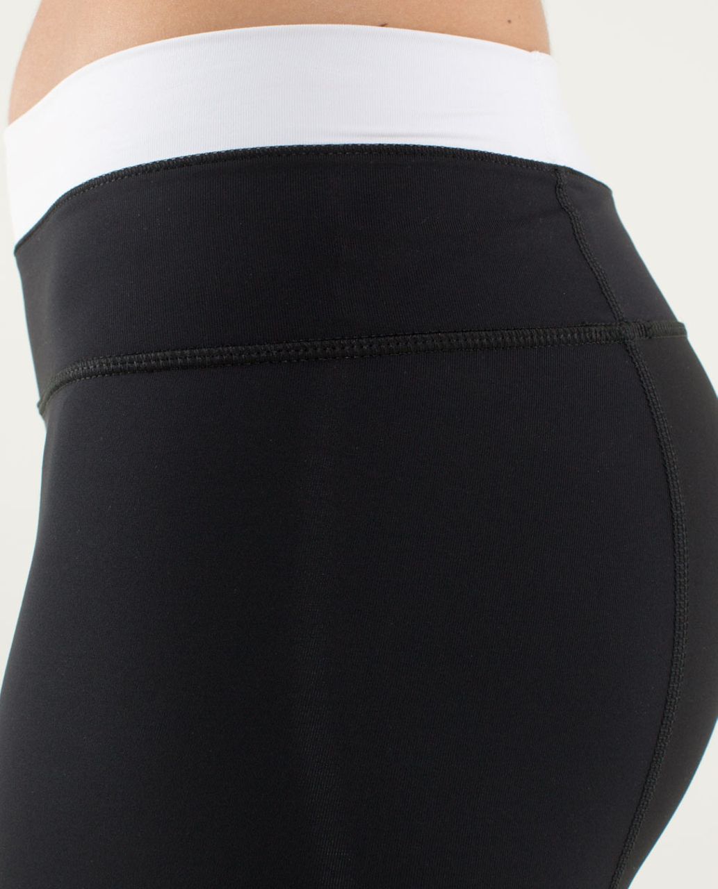 Lululemon Bandha Crop - Black /  White