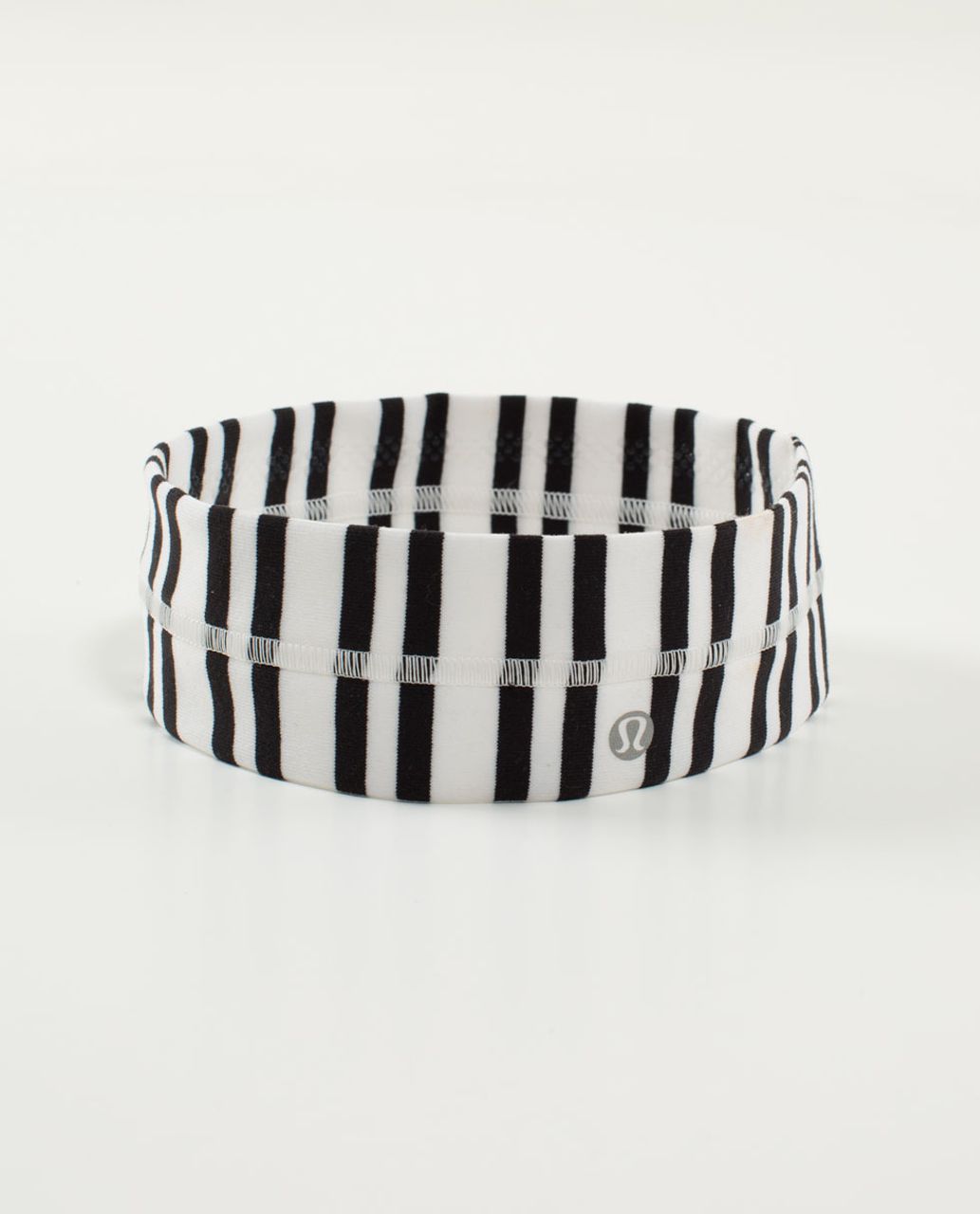 Lululemon Fly Away Tamer Headband - Twin Stripe Black