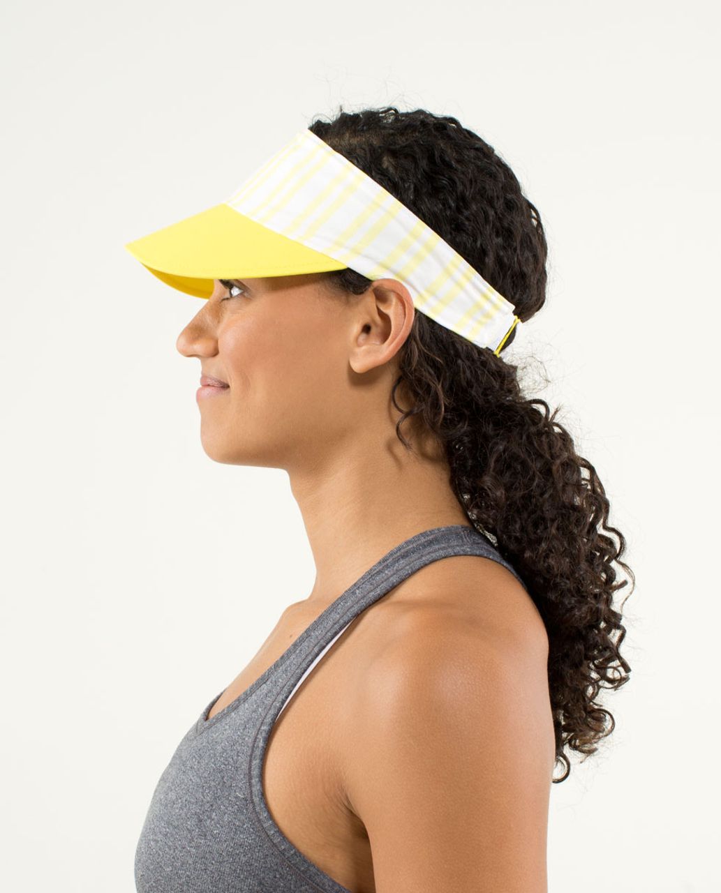 Lululemon Sun Chaser Run Visor - Twin Stripe Sizzle