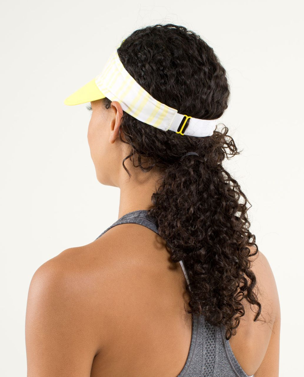 Lululemon Sun Chaser Run Visor - Twin Stripe Sizzle