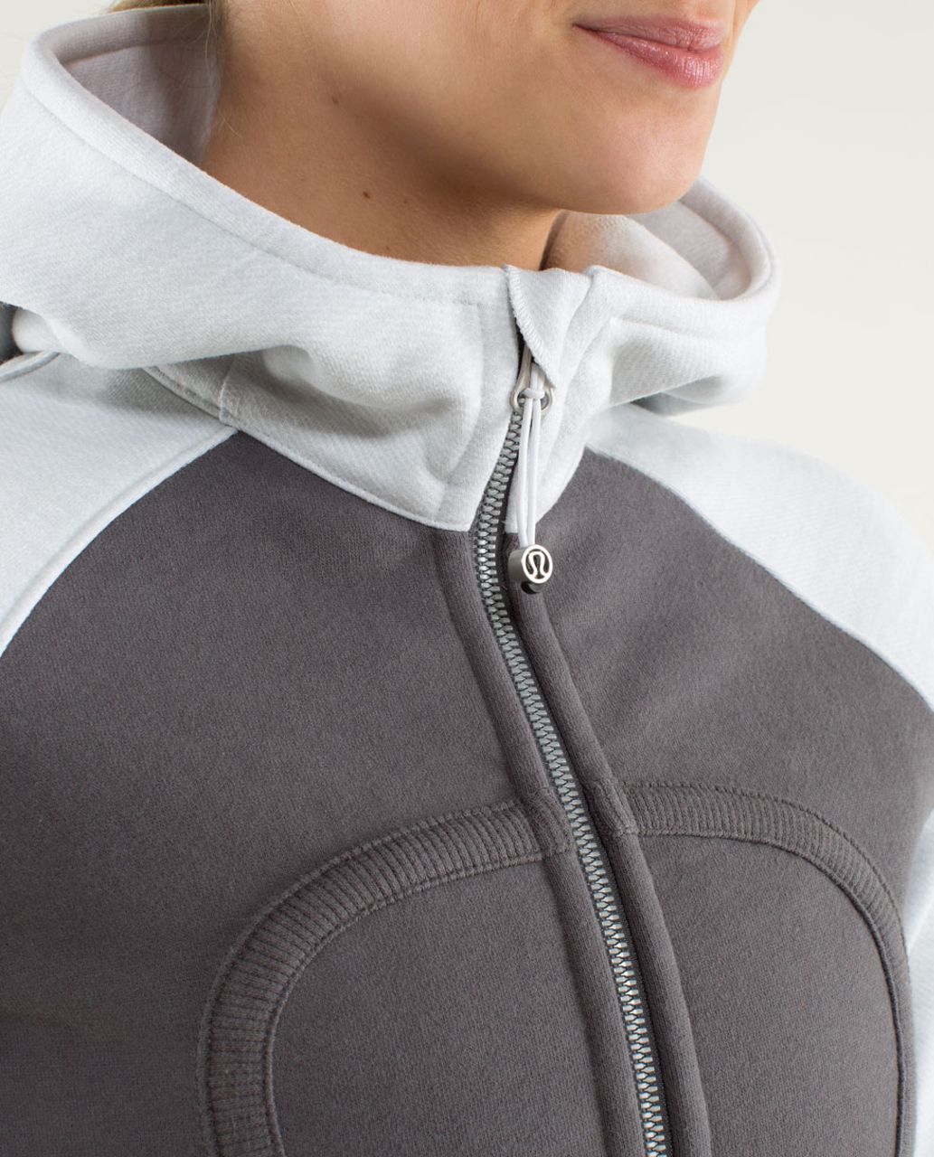 Lululemon Scuba Hoodie *Stretch (Lined Hood) - Soot Light / Commuter Denim / Sizzle