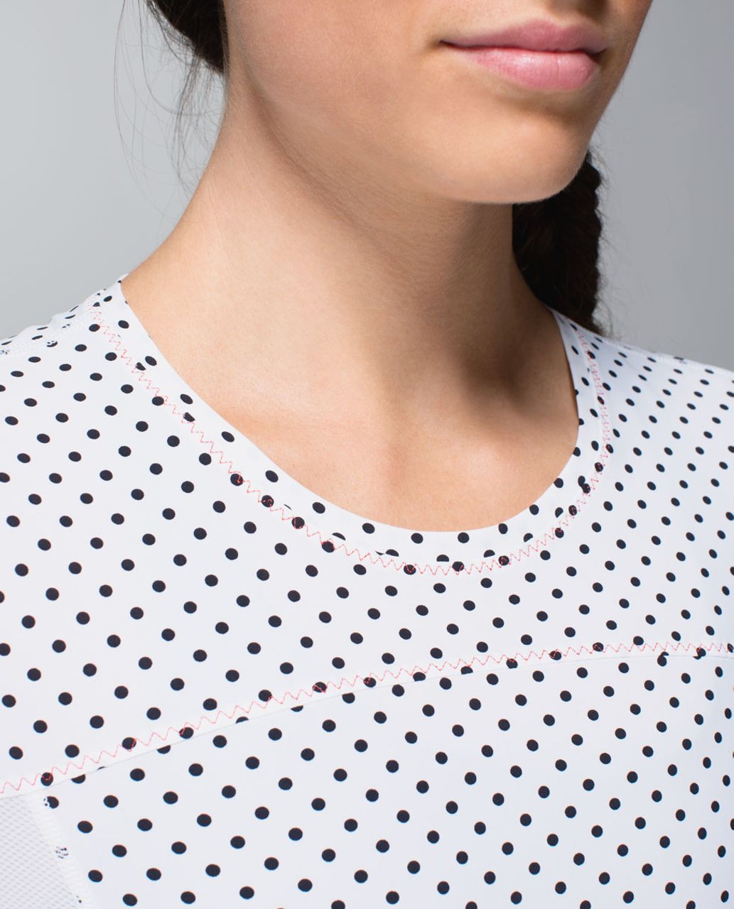 Lululemon Runbeam Long Sleeve - Mod Dot Printed Black / White