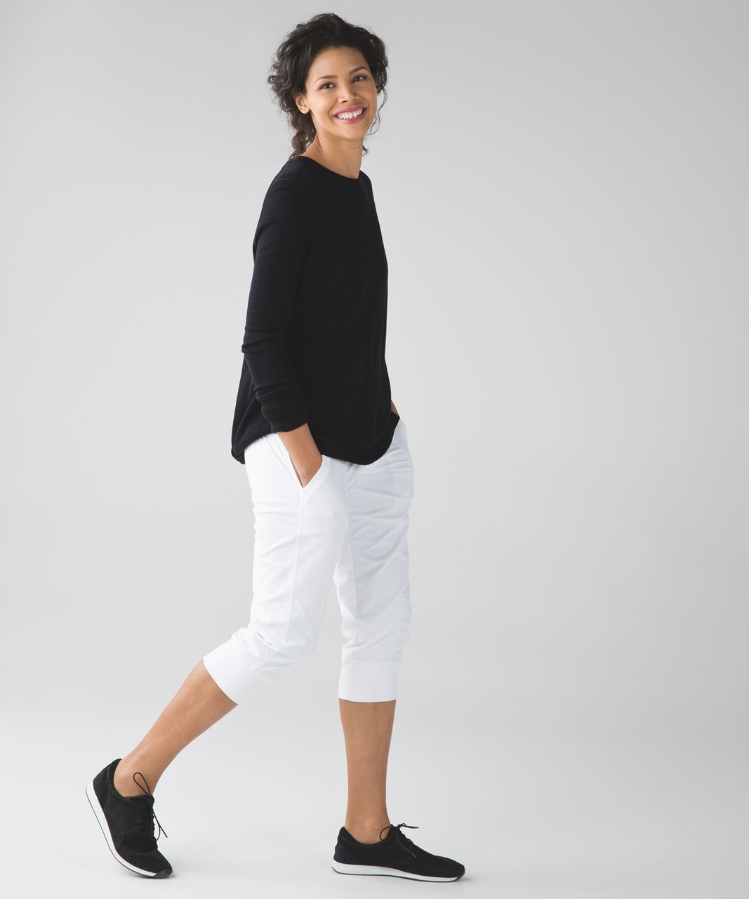 Lululemon In Flux Crop *Lined - White