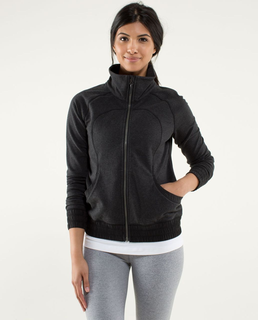 Lululemon Blissed Out Jacket - Black - lulu fanatics