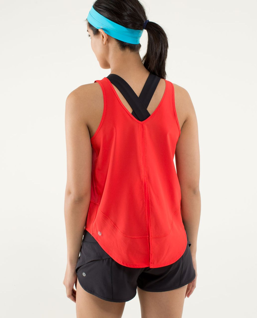 Lululemon Run:  Featherweight Singlet - Love Red