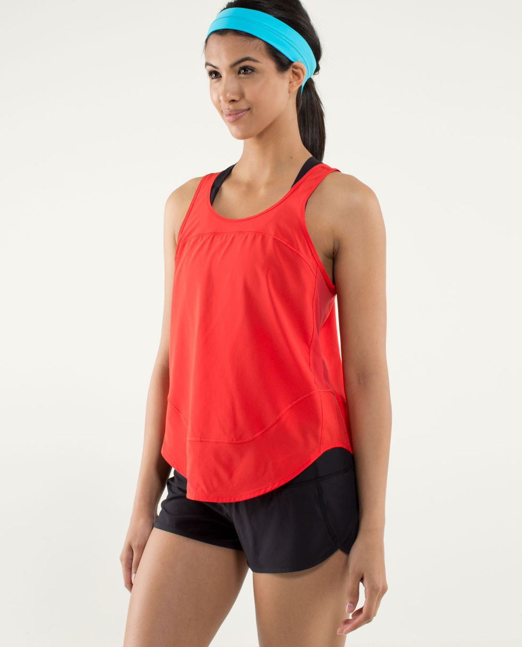 Lululemon Run:  Featherweight Singlet - Love Red