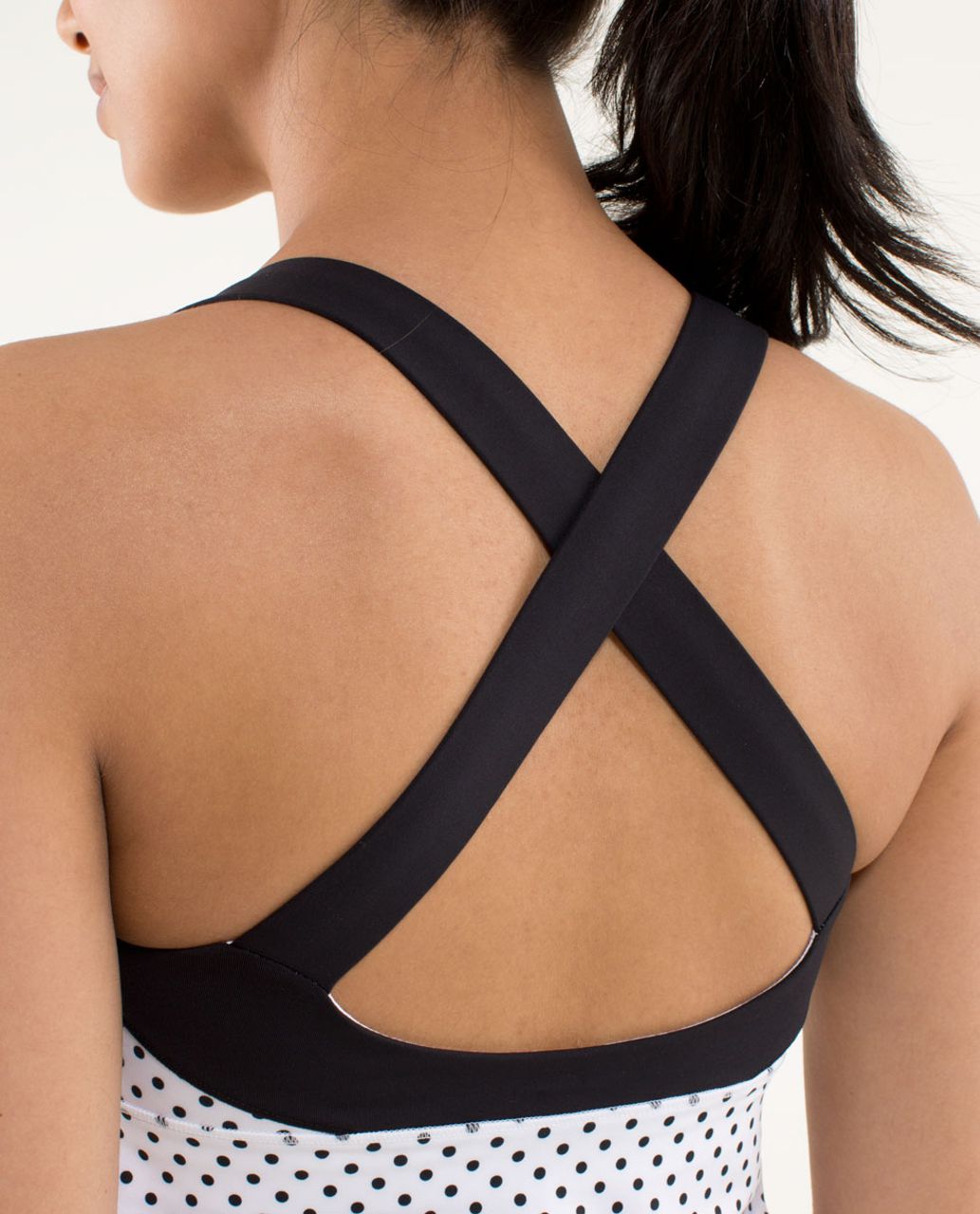 Lululemon Track And Train Tank - Mod Dot Printed Black / Black