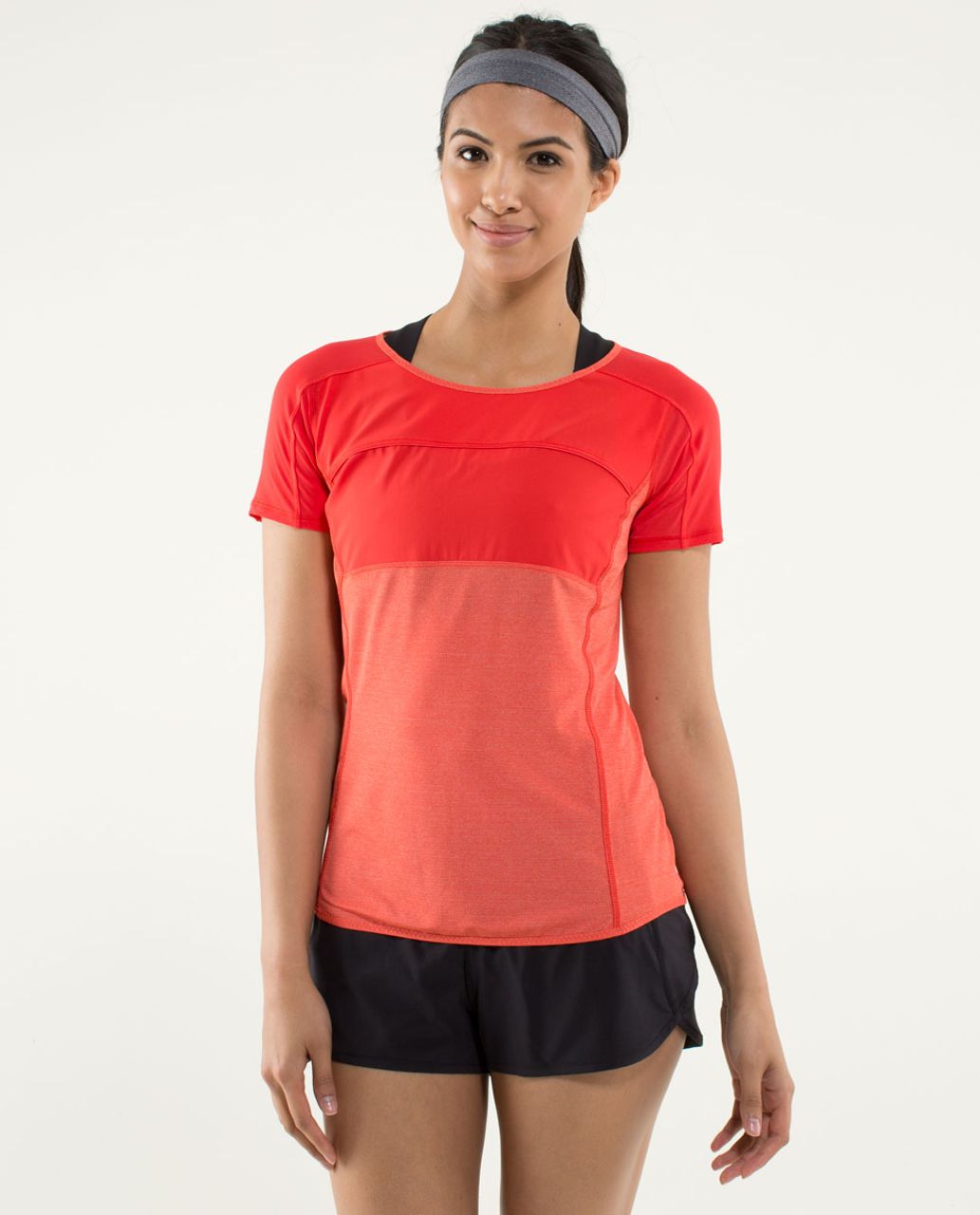 Lululemon Run:  Fast Track Short Sleeve - Love Red