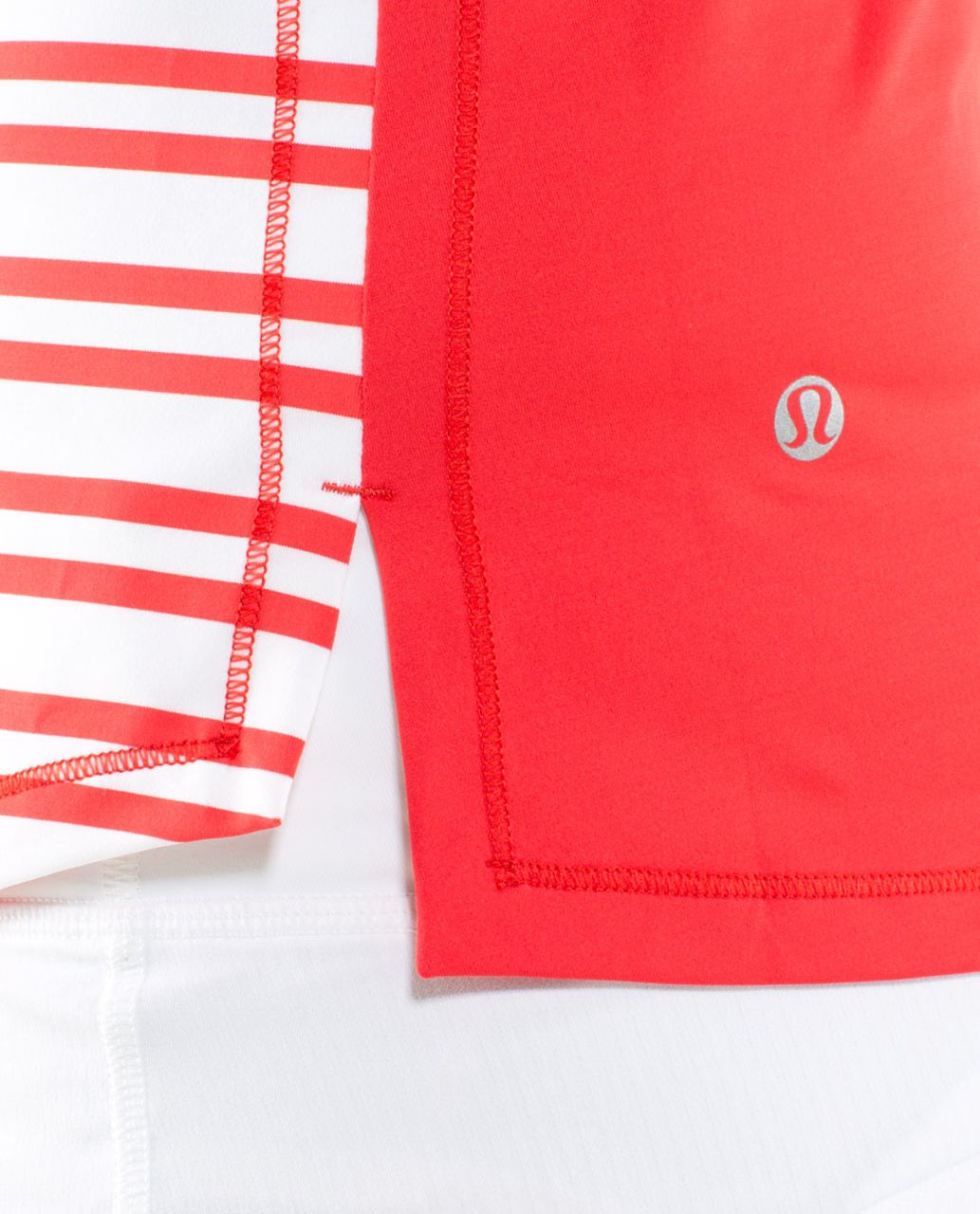 Lululemon Track And Train Tank - Twin Stripe Love Red / Love Red - lulu ...