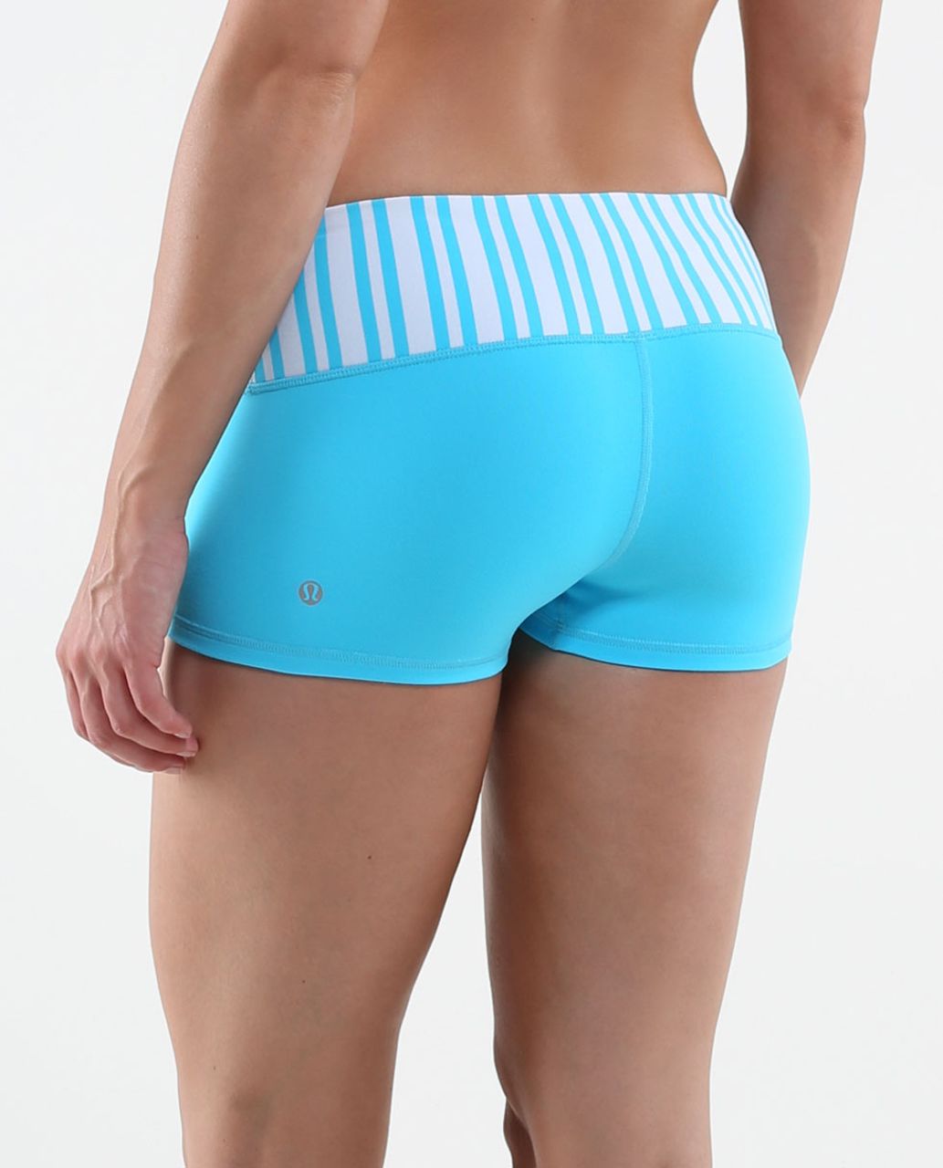 Lululemon Boogie Short - Spry Blue / Twin Stripe Spry Blue