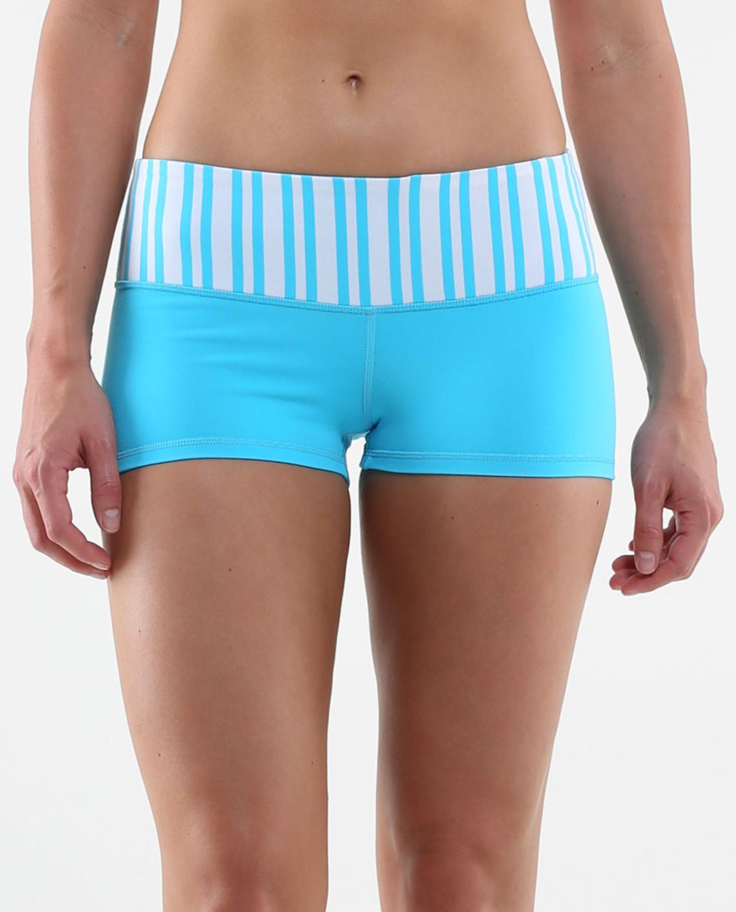 Lululemon Boogie Short - Spry Blue / Twin Stripe Spry Blue