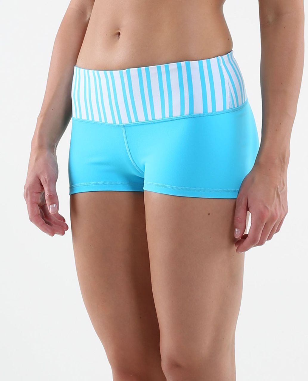 Lululemon Boogie Short - Spry Blue / Twin Stripe Spry Blue