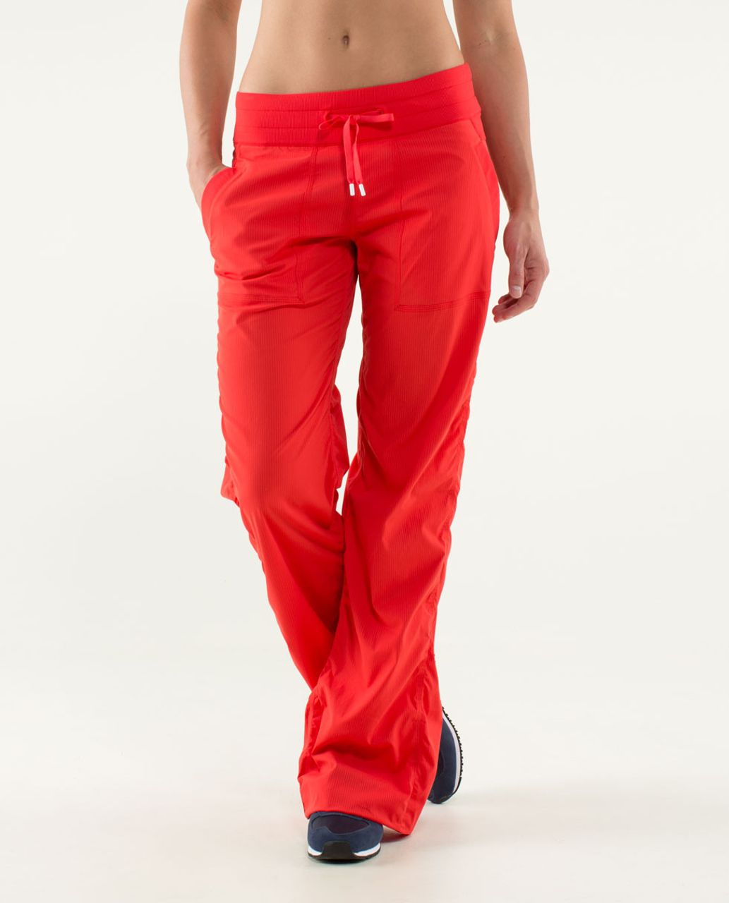 Lululemon Studio Crop *No Liner - Love Red - lulu fanatics