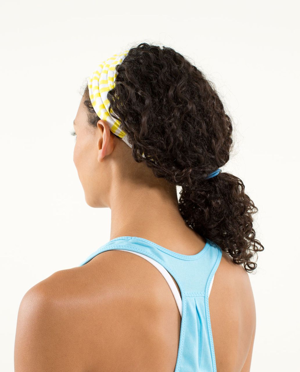 Lululemon Bang Buster Headband *Reversible - Twin Stripe Sizzle / White