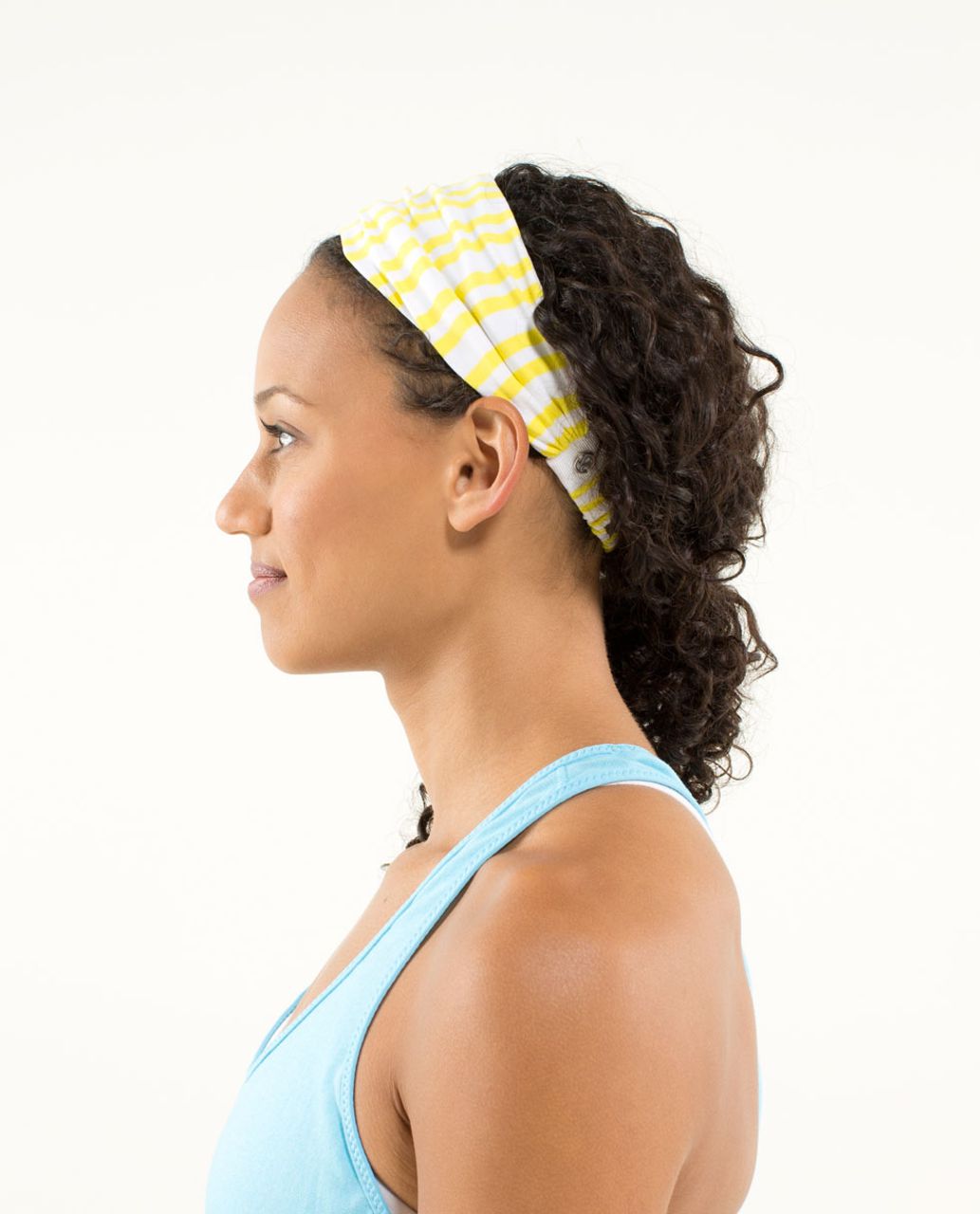 Lululemon Bang Buster Headband *Reversible - Twin Stripe Sizzle / White