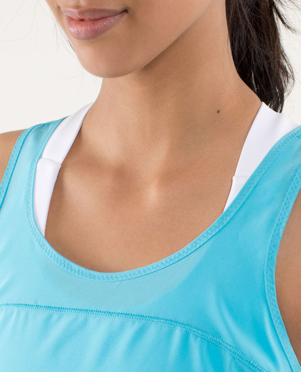 LULULEMON Spry Light Blue Run: Featherweight Singl