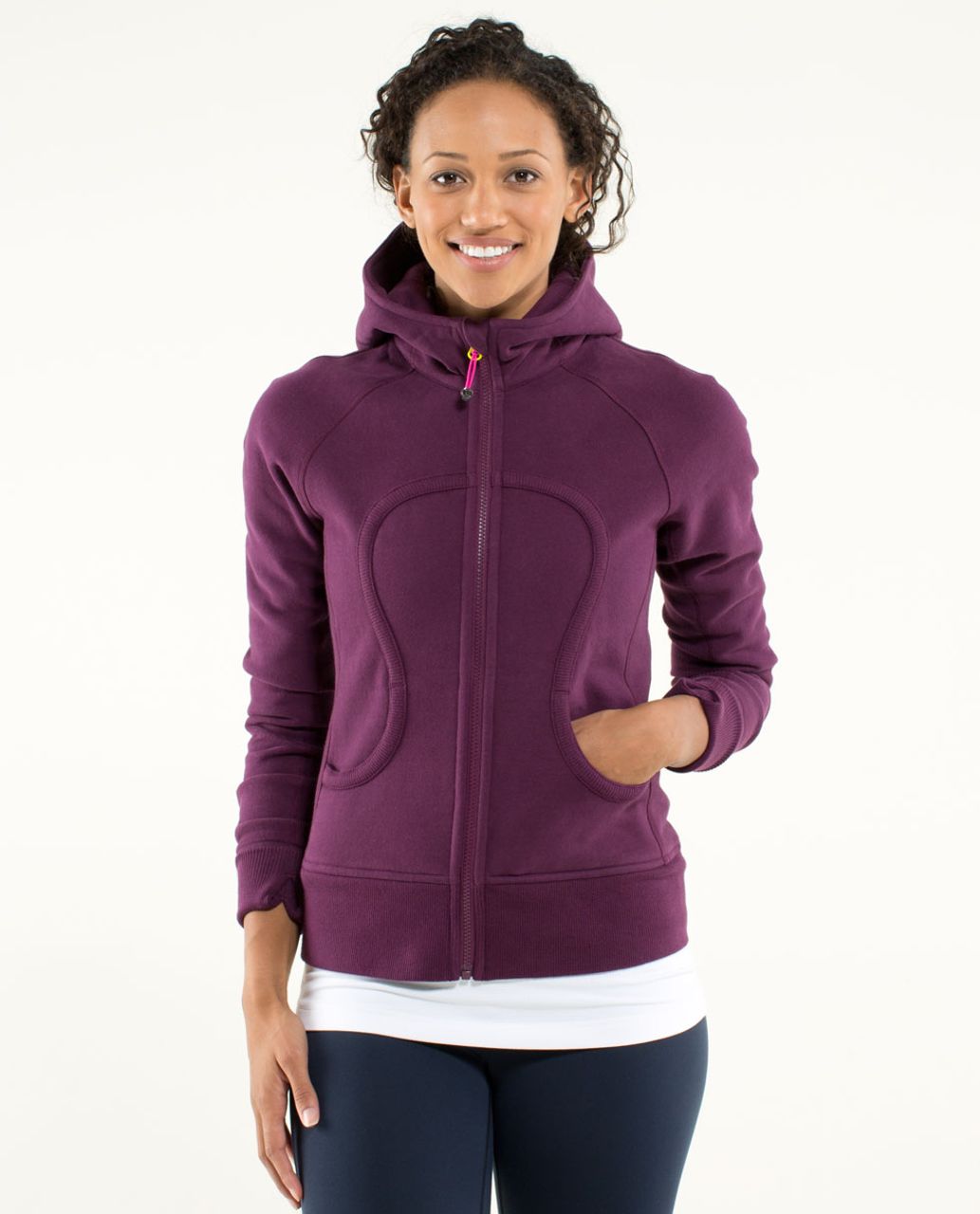 Lululemon Scuba Hoodie *Light Cotton Fleece - Heathered Cassis - lulu  fanatics